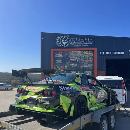 Track-prepped Toyota Supra dropped off at Alpha